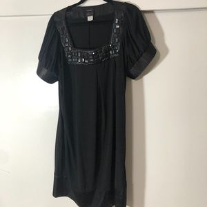 Torrid knee-length dress with embellished neck